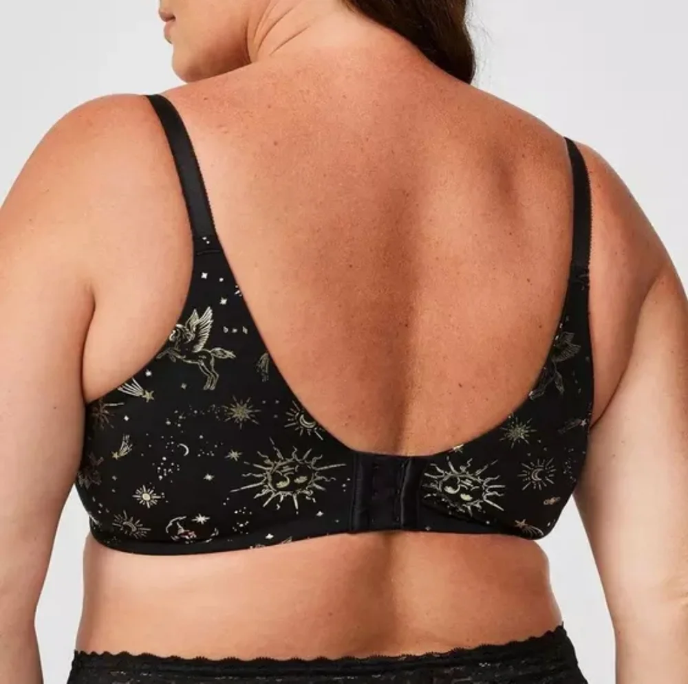 NWT〰️Torrid〰️ Everyday Wire- Free Celestial Space Print Bra 52B - Picture 3 of 4